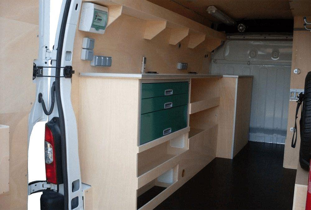 Kit-Avu-Aménagement de casier intérieur dans camion